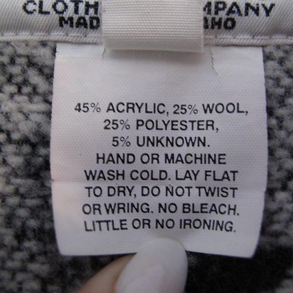 VINTAGE - Wool Blend Oversized Shaket - Picture 6 of 11